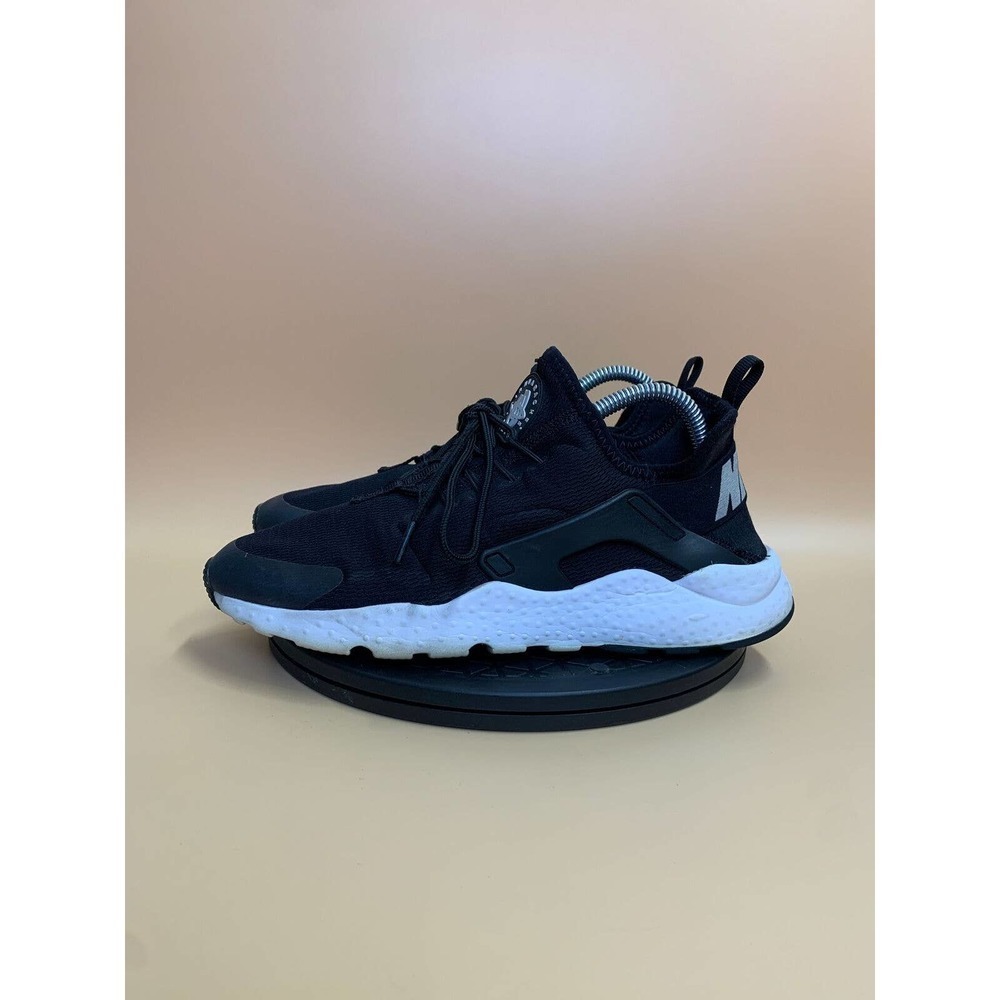 Nike Womens Air Huarache Run Ultra Black Low Top Lace Up Running Sneakers Size 9